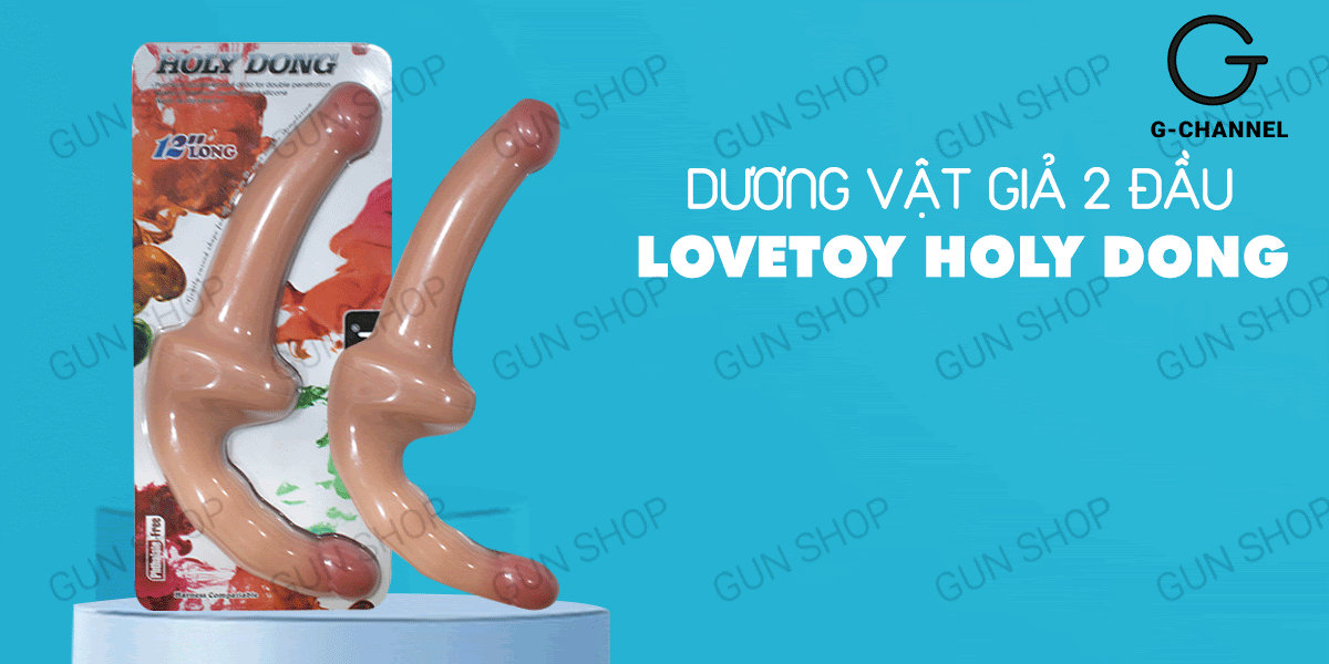 Dương vật giả 2 đầu Lovetoy Holy Dong đa chiều mềm mại dẻo dai Dương vật giả 2 đầu Lovetoy Holy Dong đa chiều mềm mại dẻo dai