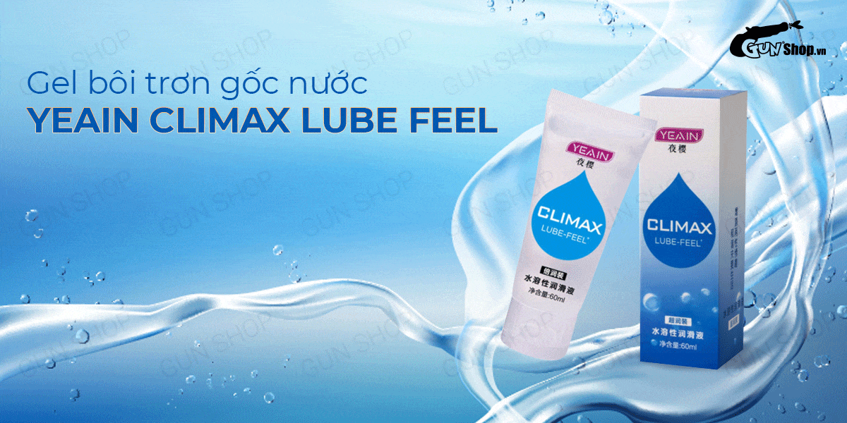 Gel bôi trơn gốc nước Yeain Climax Lube Feel mềm mịn quyến rũ tình yêu Gel bôi trơn gốc nước Yeain Climax Lube Feel mềm mịn quyến rũ tình yêu