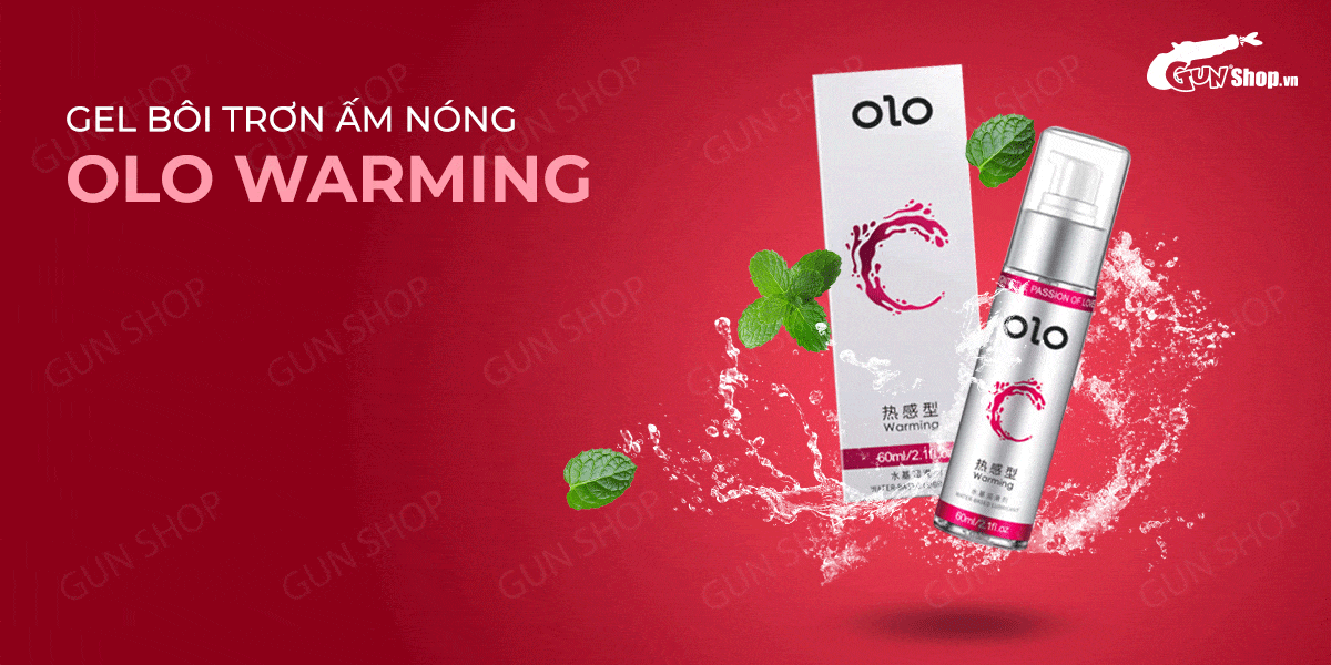 Gel bôi trơn ấm nóng OLO Warming 60ml tăng khoái cảm tuyệt vời cho chị em Gel bôi trơn ấm nóng OLO Warming 60ml tăng khoái cảm tuyệt vời cho chị em