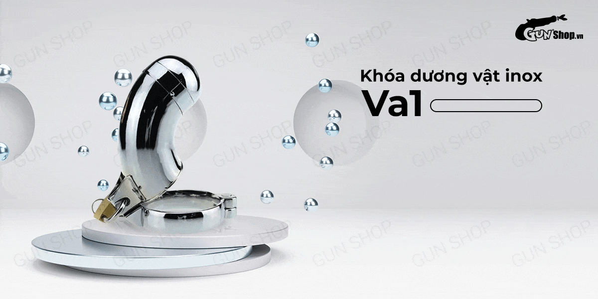 Khóa dương vật inox cao cấp Va1 đồ chơi tình dục kích thích cảm giác mới Khóa dương vật inox cao cấp Va1 đồ chơi tình dục kích thích cảm giác mới