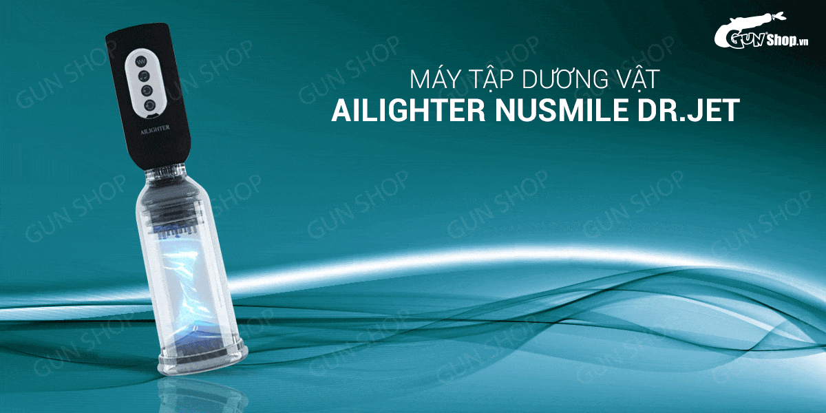 Máy tập dương vật Ailighter Nusmile Dr.Jet áp suất tự động nhanh Máy tập dương vật Ailighter Nusmile Dr.Jet áp suất tự động nhanh
