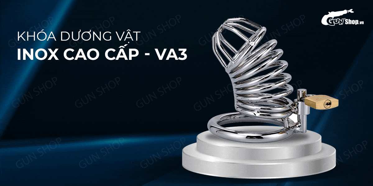 Khóa dương vật inox cao cấp Va3 kiểm soát cơn hứng tình giữ chồng chung thủy Khóa dương vật inox cao cấp Va3 kiểm soát cơn hứng tình giữ chồng chung thủy