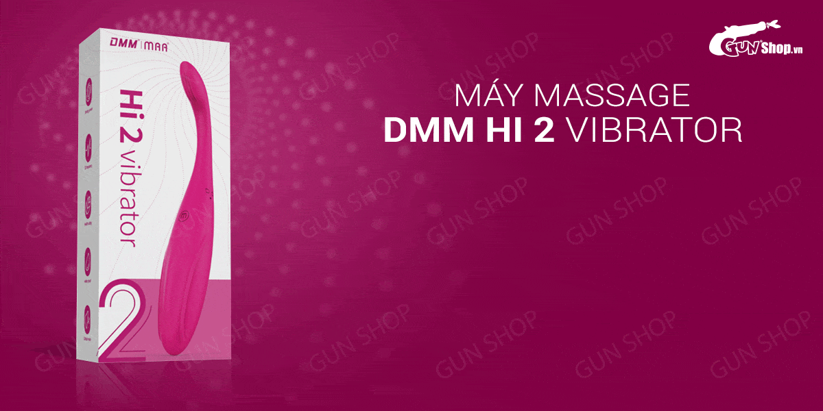 Máy massage điểm G DMM Hi 2 Vibrator 10 tốc độ rung nhỏ gọn tiện dụng Máy massage điểm G DMM Hi 2 Vibrator 10 tốc độ rung nhỏ gọn tiện dụng