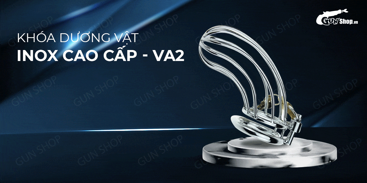 Khóa dương vật inox cao cấp Va2 kiểm soát thủ dâm an toàn Khóa dương vật inox cao cấp Va2 kiểm soát thủ dâm an toàn