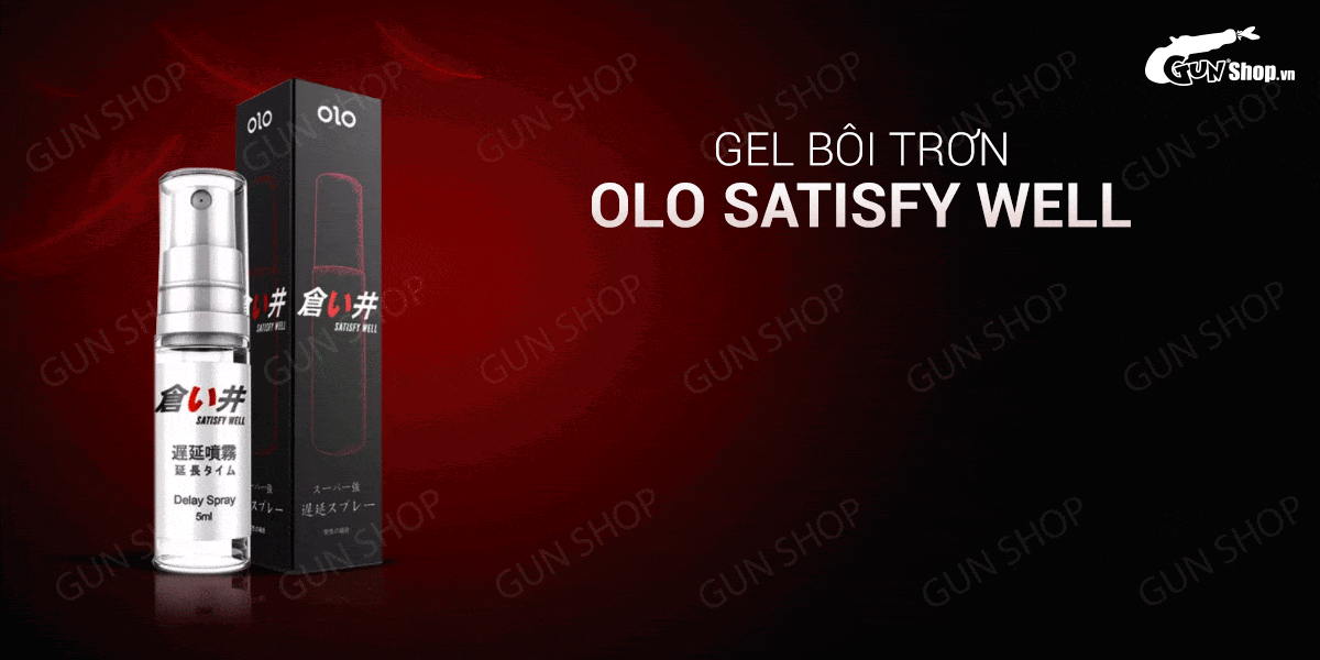 Gel bôi trơn OLO Satisfy Well kéo dài thời gian quan hệ chai 5ml cao cấp Gel bôi trơn OLO Satisfy Well kéo dài thời gian quan hệ chai 5ml cao cấp