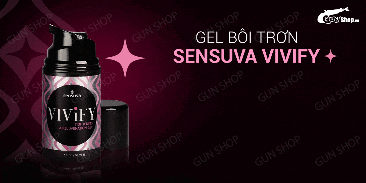 Gel bôi trơn se khít âm đạo Sensuva Vivify tăng khoái cảm Gel bôi trơn se khít âm đạo Sensuva Vivify tăng khoái cảm