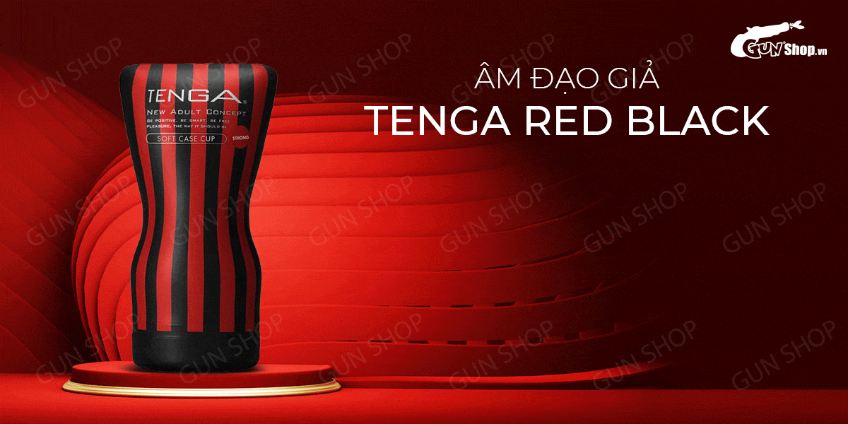 Âm đạo giả Tenga Red Black nhỏ gọn ôm khít đầu dẹp Âm đạo giả Tenga Red Black nhỏ gọn ôm khít đầu dẹp