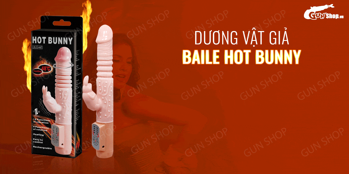 Dương vật giả rung thụt phát nhiệt Baile Hot Bunny khơi đam mê Dương vật giả rung thụt phát nhiệt Baile Hot Bunny khơi đam mê