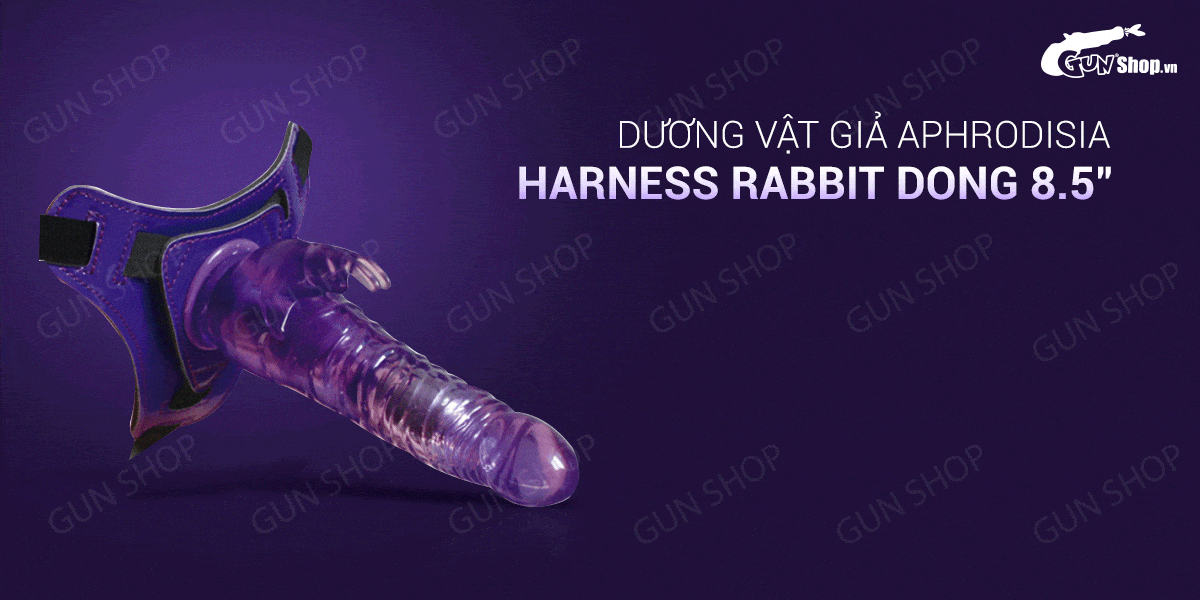 Dương vật giả dây đeo Aphrodisia Harness Rabbit 10 chế độ rung Dương vật giả dây đeo Aphrodisia Harness Rabbit 10 chế độ rung