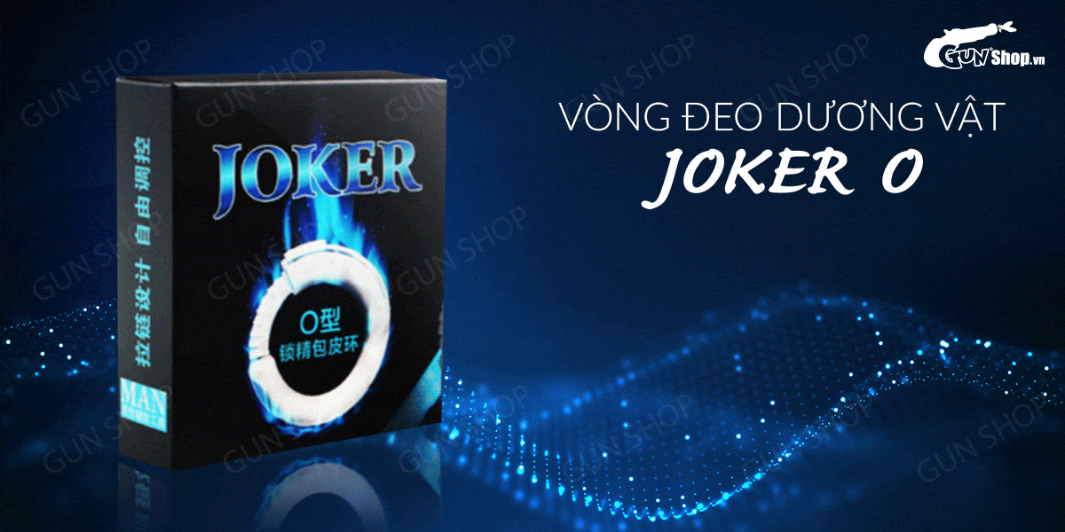 Vòng đeo dương vật Joker O trì hoãn xuất tinh kéo dài thời gian Vòng đeo dương vật Joker O trì hoãn xuất tinh kéo dài thời gian