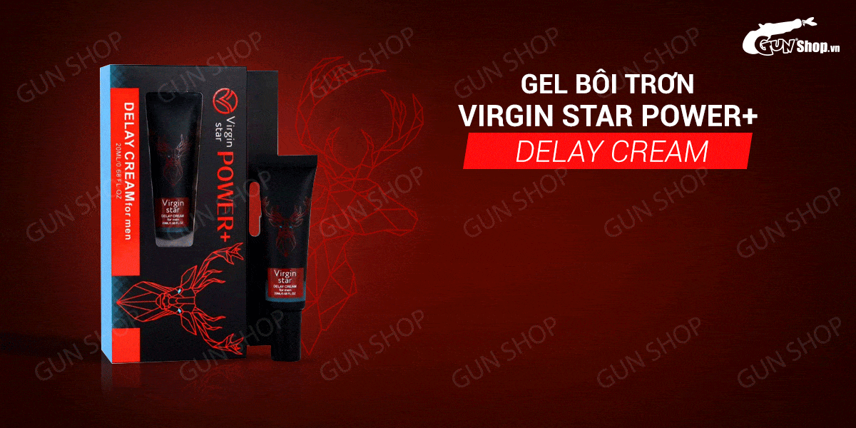 Gel bôi Virgin Star Power Delay Cream chống xuất tinh sớm 20ml Gel bôi Virgin Star Power Delay Cream chống xuất tinh sớm 20ml