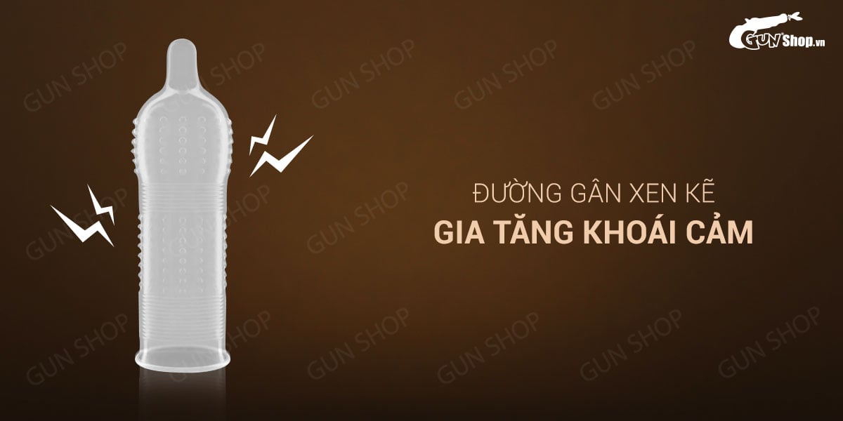 Bao cao su OLO 0.01 Gamma Formula gân gai kéo dài hộp 10 cái Bao cao su OLO 0.01 Gamma Formula gân gai kéo dài hộp 10 cái