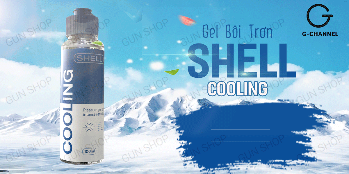 Gel bôi trơn Shell Cooling mát lạnh giảm đau rát quan hệ Gel bôi trơn Shell Cooling mát lạnh giảm đau rát quan hệ