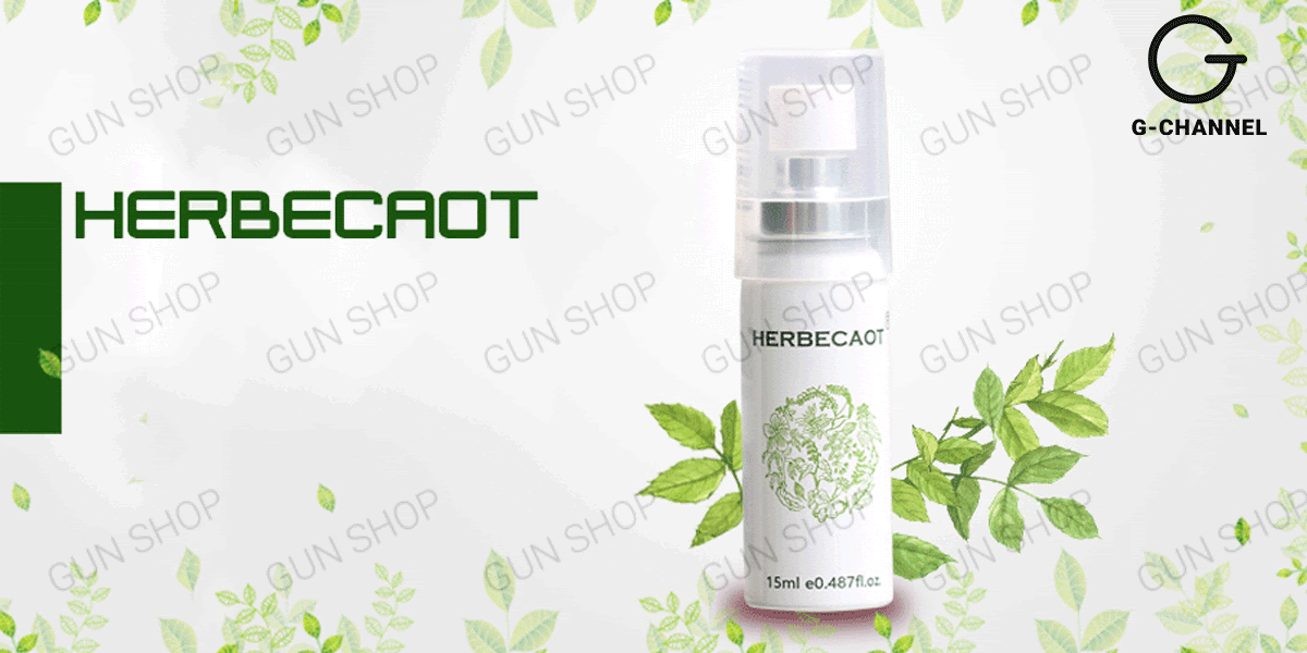 Chai xịt Đài Loan Herbecaot kéo dài thời gian quan hệ 15ml an toàn Chai xịt Đài Loan Herbecaot kéo dài thời gian quan hệ 15ml an toàn