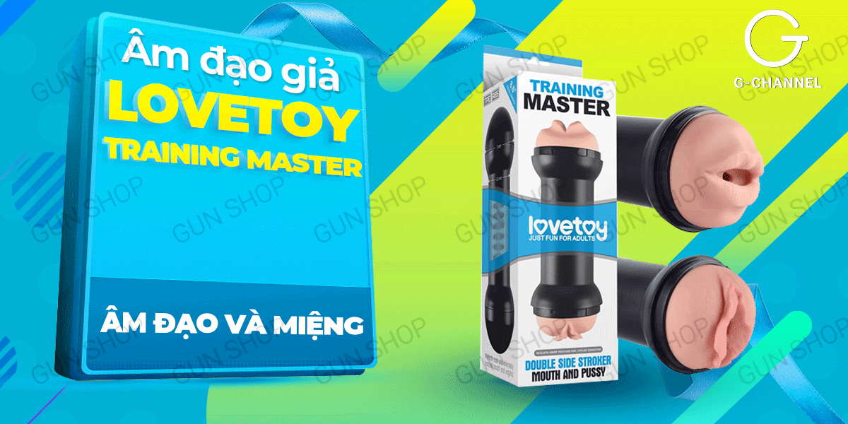 Âm đạo giả và miệng Lovetoy Training Master silicon cao cấp Âm đạo giả và miệng Lovetoy Training Master silicon cao cấp