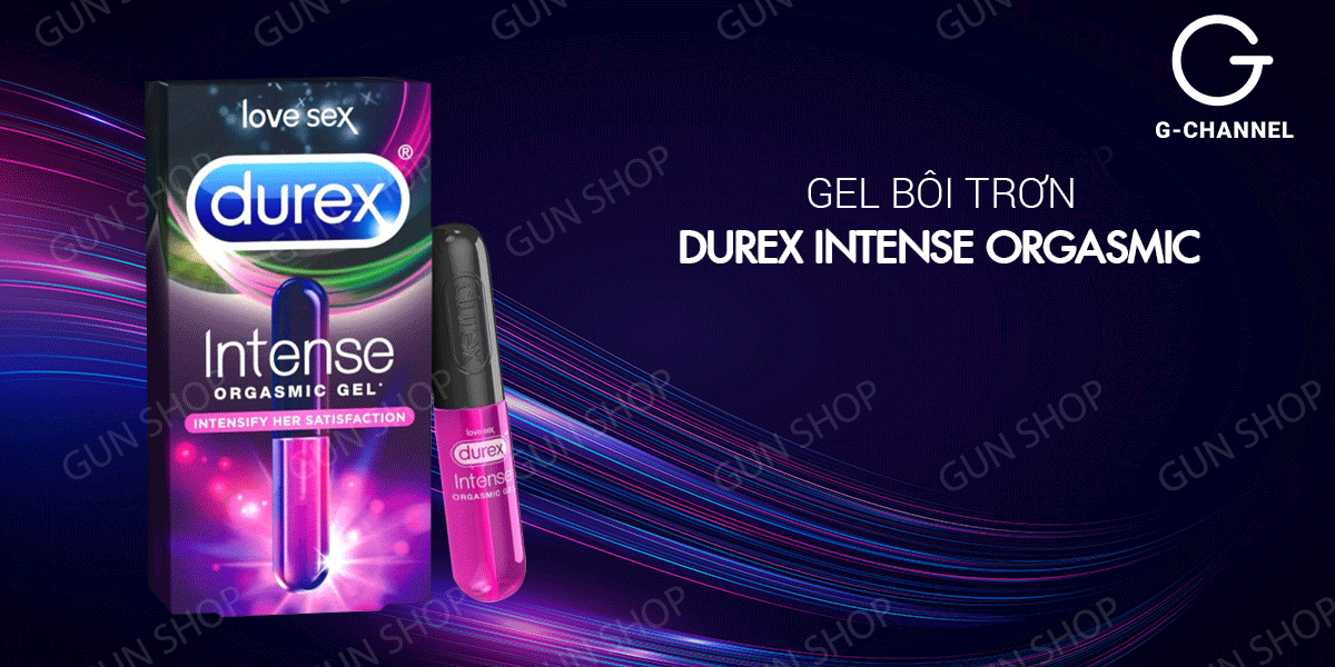 Gel bôi trơn Durex Intense Orgasmic kích thích nữ lên đỉnh Gel bôi trơn Durex Intense Orgasmic kích thích nữ lên đỉnh