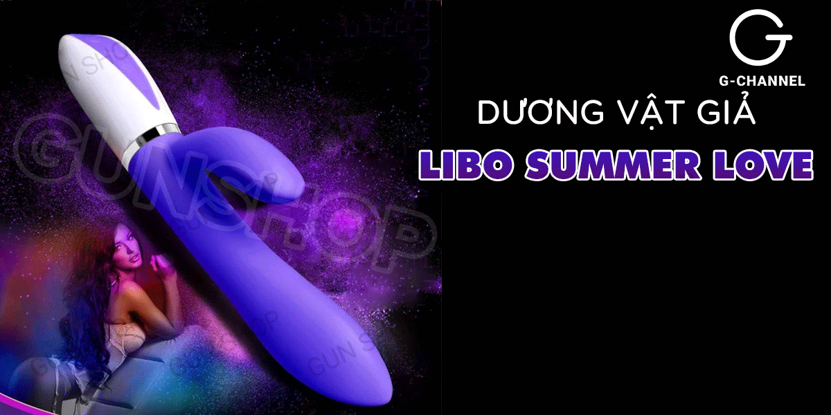 Dương vật giả Libo Summer Love 2 đầu rung nhiều chế độ sạc Dương vật giả Libo Summer Love 2 đầu rung nhiều chế độ sạc