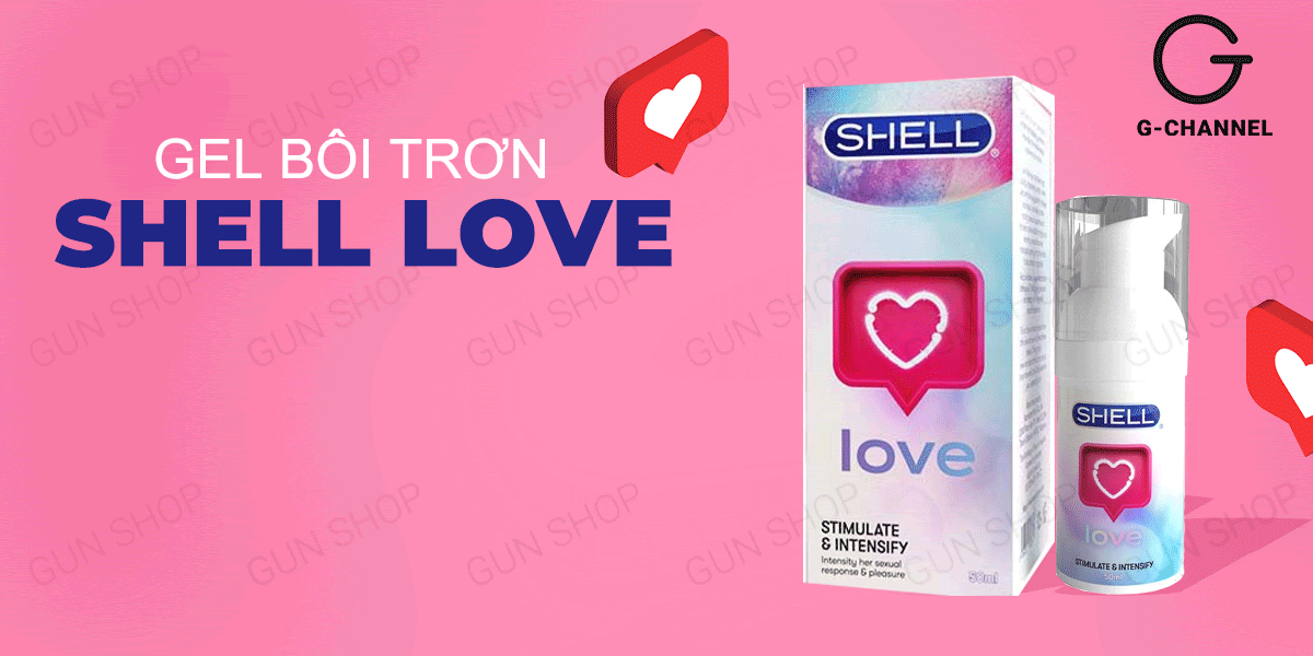 Gel bôi trơn Shell Love 50ml tăng khoái cảm nữ chứa collagen tự nhiên se khít Gel bôi trơn Shell Love 50ml tăng khoái cảm nữ chứa collagen tự nhiên se khít