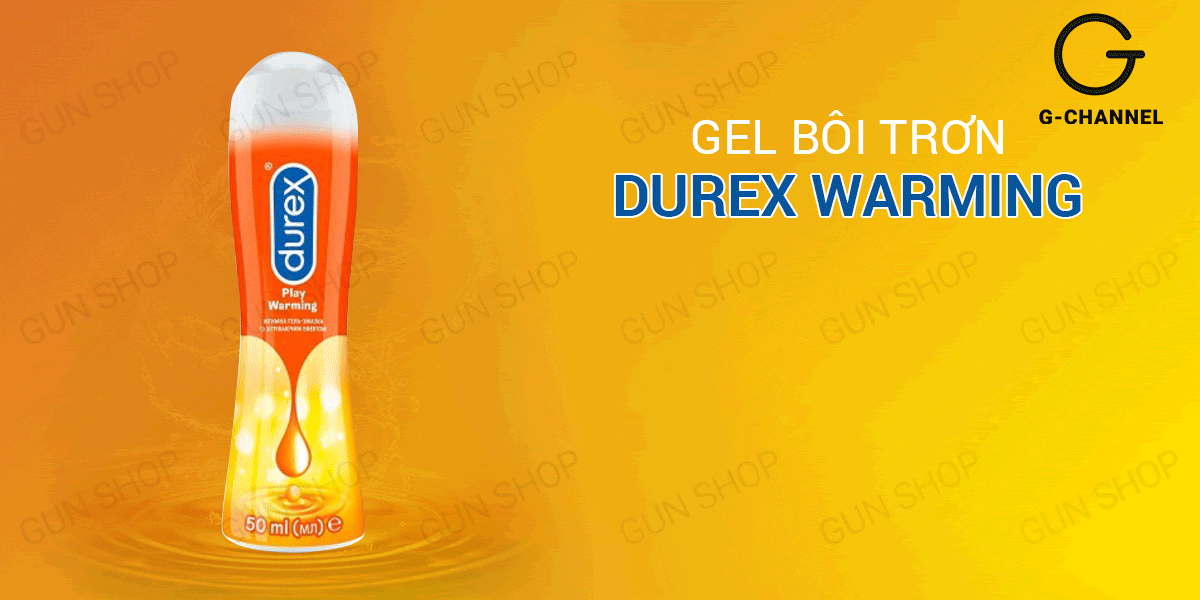Gel bôi trơn nóng ấm Durex Warming 100ml tăng khoái cảm yêu Gel bôi trơn nóng ấm Durex Warming 100ml tăng khoái cảm yêu