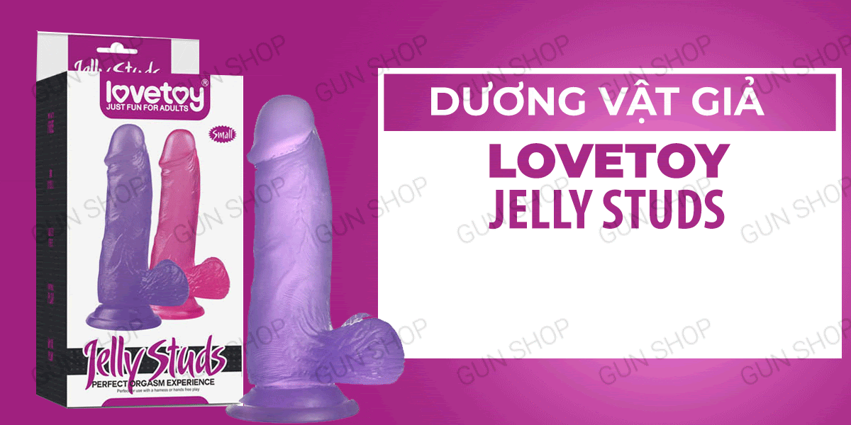 Dương vật giả dính tường Lovetoy Jelly Studs chất liệu mềm mại chắc chắn Dương vật giả dính tường Lovetoy Jelly Studs chất liệu mềm mại chắc chắn