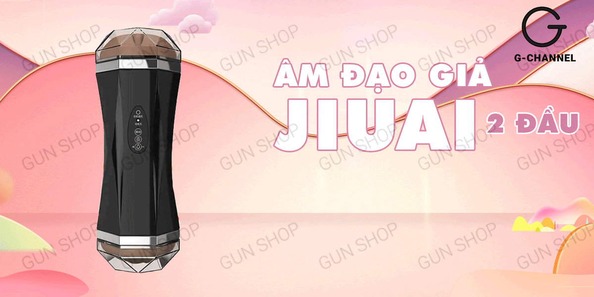 Âm đạo giả 2 đầu đa năng Jiuai sạc điện tiện dụng cho nam Âm đạo giả 2 đầu đa năng Jiuai sạc điện tiện dụng cho nam