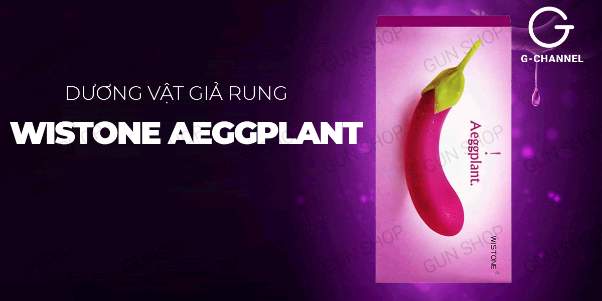 Dương vật giả Wistone Aeggplant hình quả cà tím đa chế độ rung Dương vật giả Wistone Aeggplant hình quả cà tím đa chế độ rung