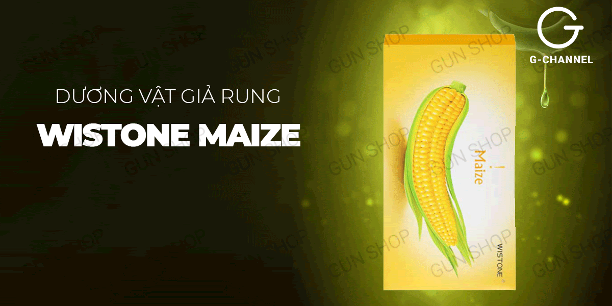 Dương vật giả rung quả bắp Wistone Maize TPE mềm mại an toàn Dương vật giả rung quả bắp Wistone Maize TPE mềm mại an toàn