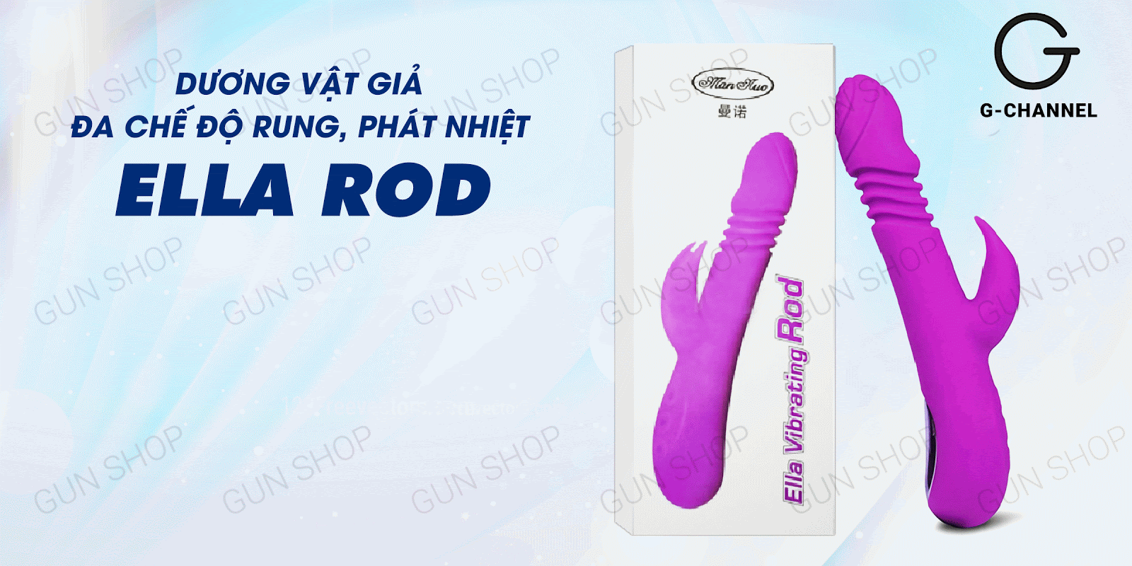 Dương vật giả Baile Ella Rod đa chế độ rung phát nhiệt HongKong Dương vật giả Baile Ella Rod đa chế độ rung phát nhiệt HongKong