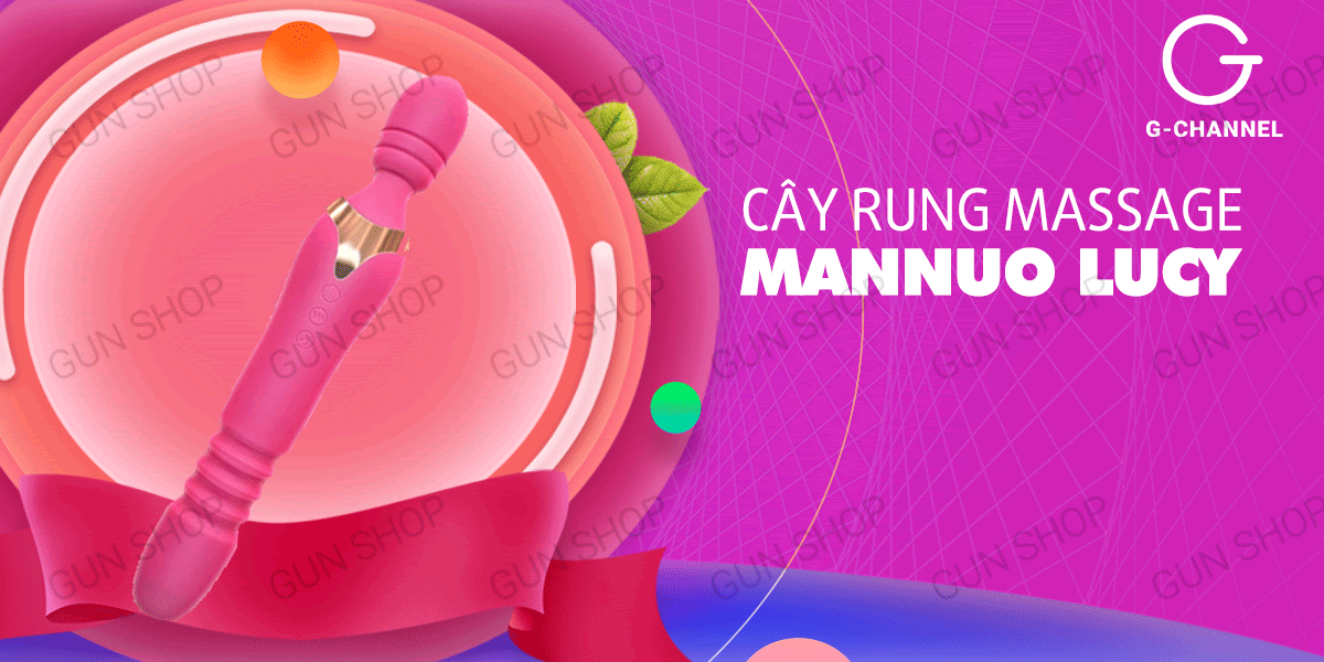 Máy massage toàn thân Mannuo Lucy đa chế độ rung sạc điện cho nữ Máy massage toàn thân Mannuo Lucy đa chế độ rung sạc điện cho nữ