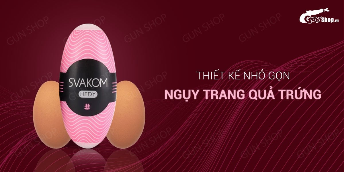 Âm đạo giả trứng nhỏ gọn Svakom Hedy Pink dễ thương gợi cảm Âm đạo giả trứng nhỏ gọn Svakom Hedy Pink dễ thương gợi cảm