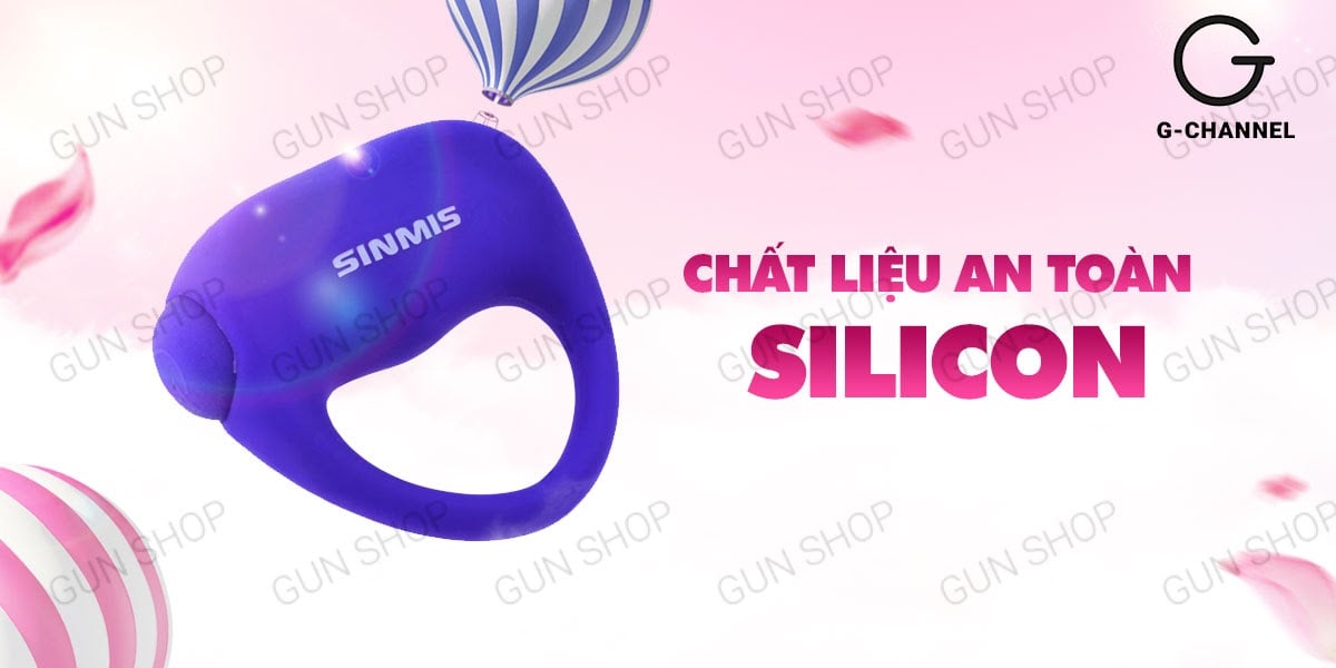 Vòng rung Nalone Sinmis silicon cao cấp kéo dài thời gian quan hệ Vòng rung Nalone Sinmis silicon cao cấp kéo dài thời gian quan hệ