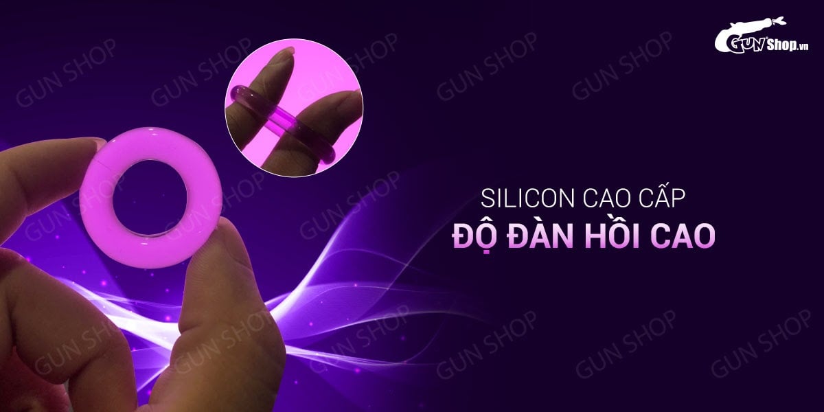 Vòng đeo kéo dài thời gian silicon trơn thiết kế đơn giản tiện dụng Vòng đeo kéo dài thời gian silicon trơn thiết kế đơn giản tiện dụng