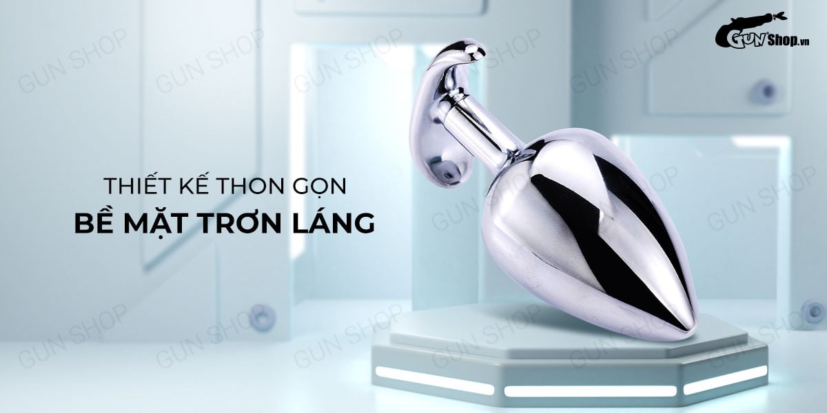 Phích inox Anal Toy 01 thon gọn chèn hậu môn dễ dàng sử dụng Phích inox Anal Toy 01 thon gọn chèn hậu môn dễ dàng sử dụng