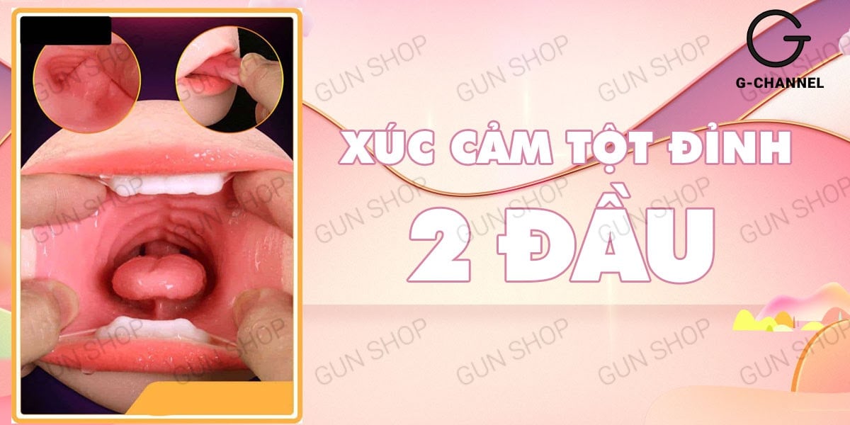 Âm đạo giả 2 đầu đa năng Jiuai sạc điện tiện dụng cho nam Âm đạo giả 2 đầu đa năng Jiuai sạc điện tiện dụng cho nam