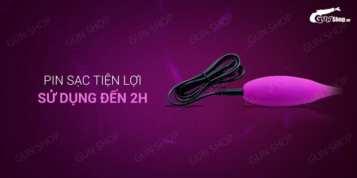 Trứng rung Pretty Love Snaky Vibe 2 đầu 7 chế độ sạc tiện Trứng rung Pretty Love Snaky Vibe 2 đầu 7 chế độ sạc tiện