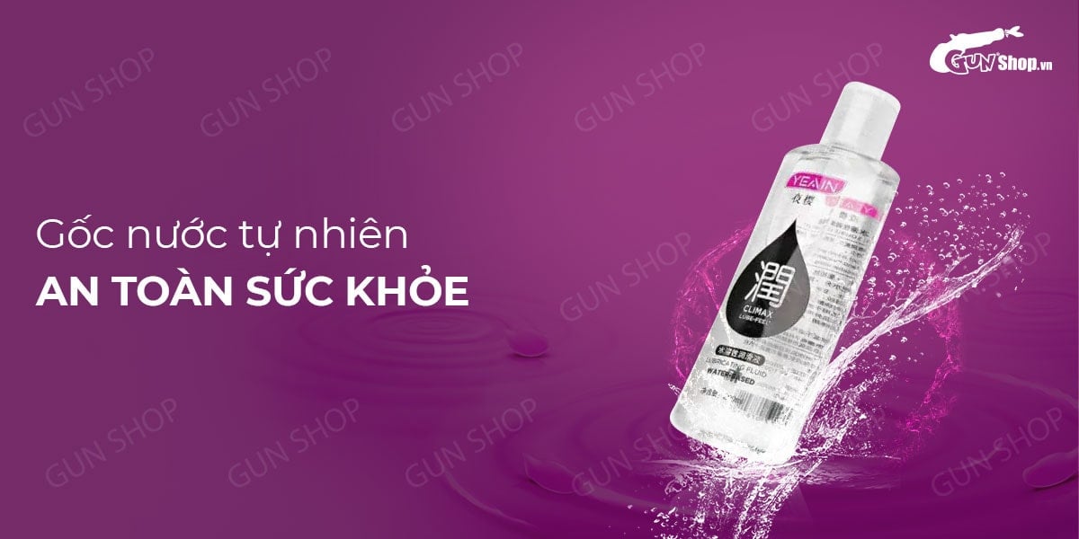 Gel bôi trơn gốc nước Yeain Climax Lube Feel 200ml mềm mượt Gel bôi trơn gốc nước Yeain Climax Lube Feel 200ml mềm mượt