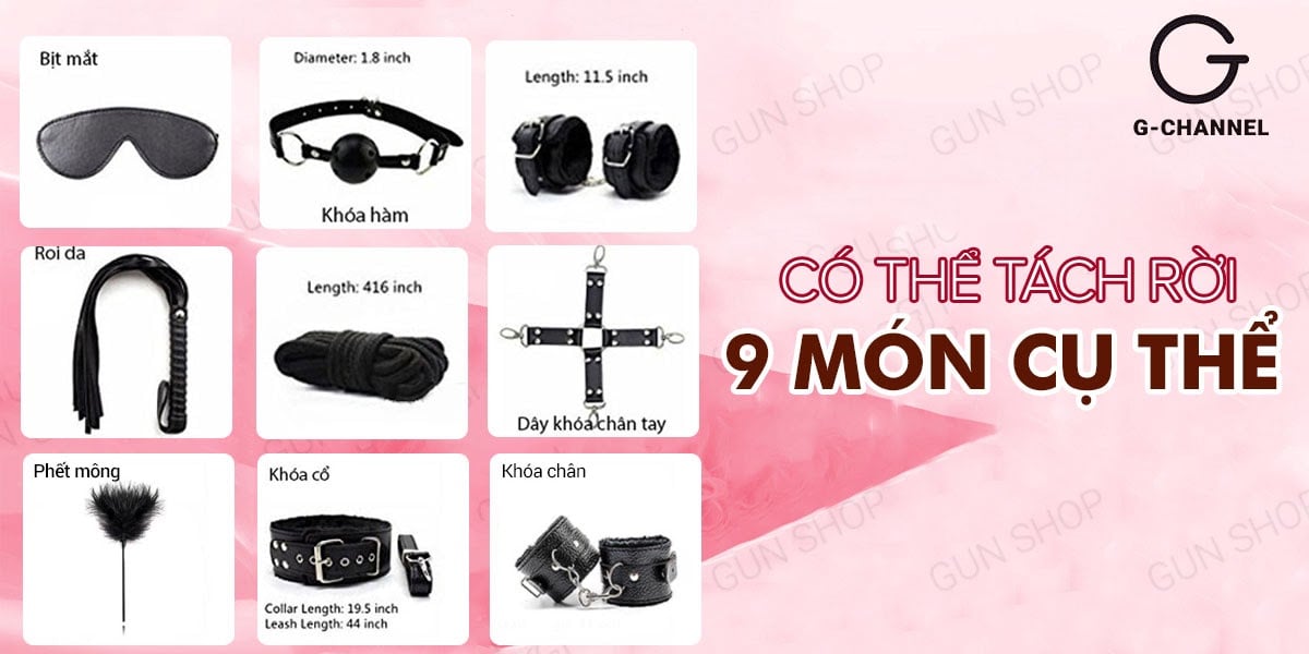 Bộ dụng cụ roi da BDSM hỗ trợ tình dục tăng khoái cảm mãnh liệt Bộ dụng cụ roi da BDSM hỗ trợ tình dục tăng khoái cảm mãnh liệt