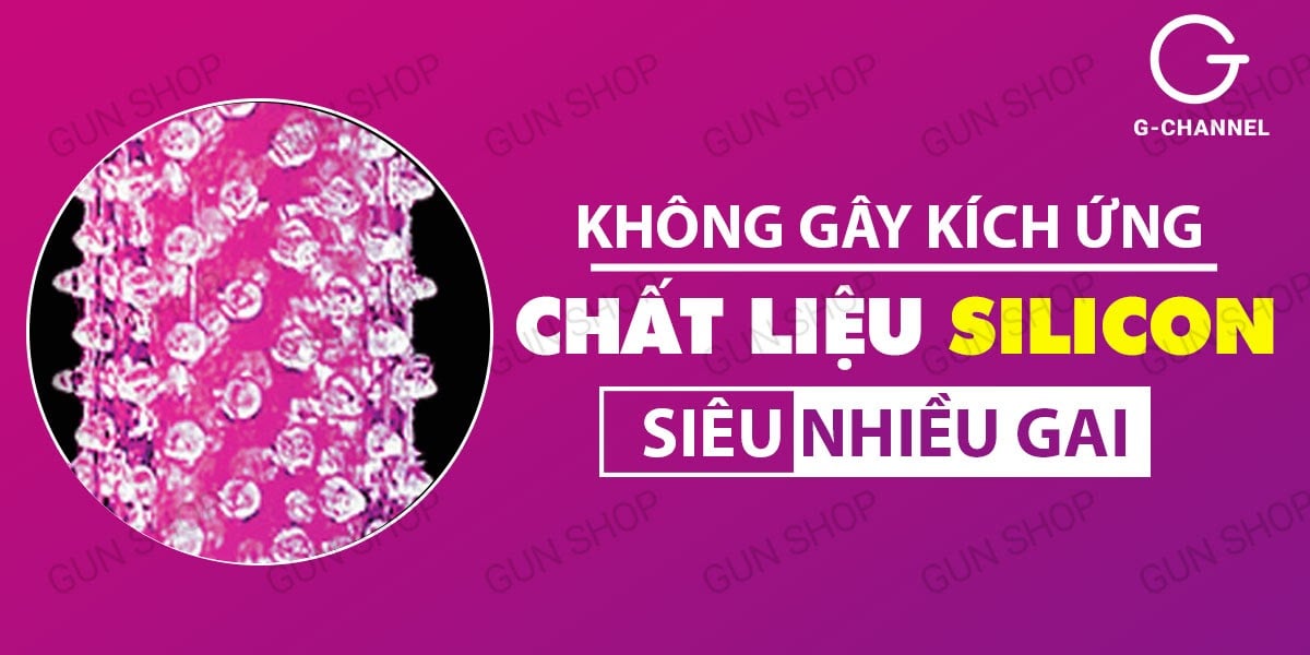 Bao cao su dôn dên Crytal Sleeve gai mềm Hongkong an toàn da liễu Bao cao su dôn dên Crytal Sleeve gai mềm Hongkong an toàn da liễu