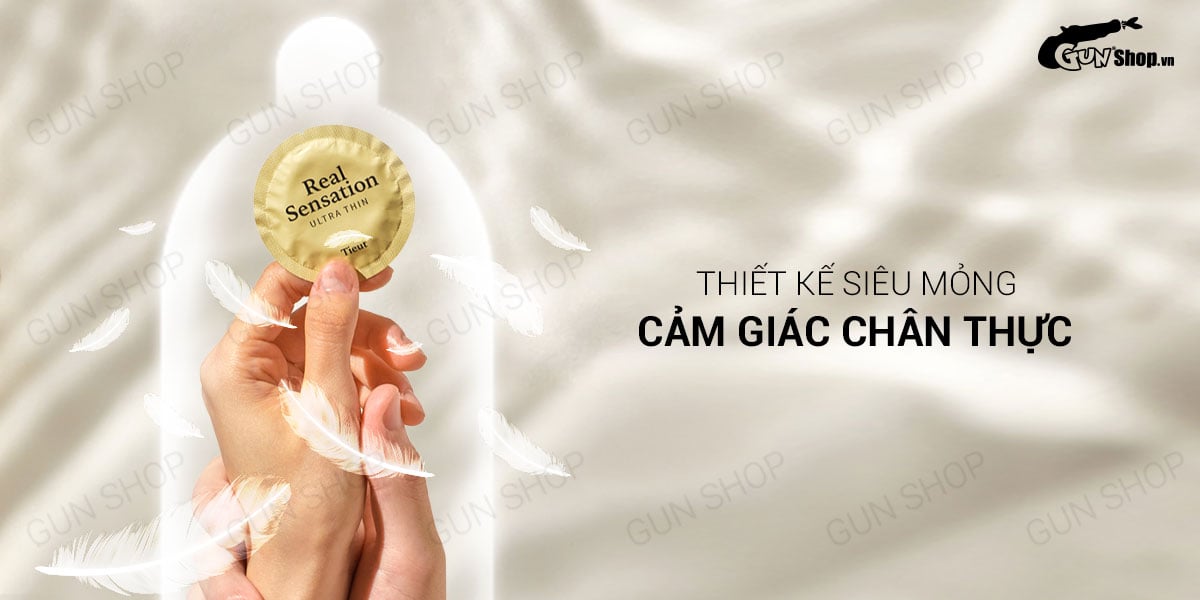 Bao cao su Real Sensation Ultra Thin siêu mỏng, trải nghiệm chân thật Bao cao su Real Sensation Ultra Thin siêu mỏng, trải nghiệm chân thật