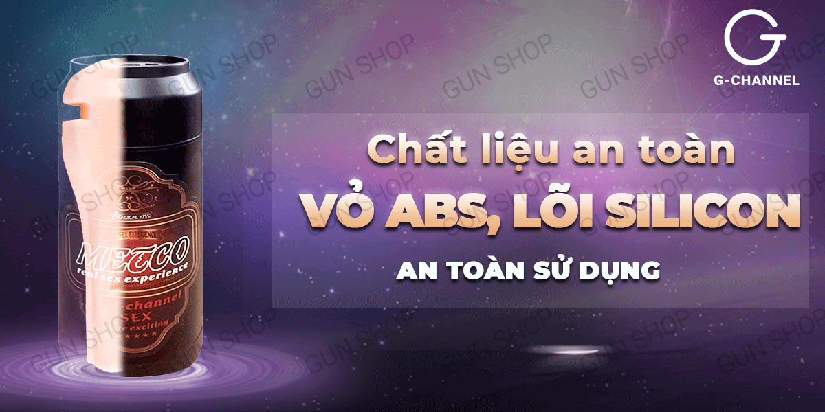 Âm đạo giả ngụy trang lon bia Magical Kiss Black tinh tế Âm đạo giả ngụy trang lon bia Magical Kiss Black tinh tế