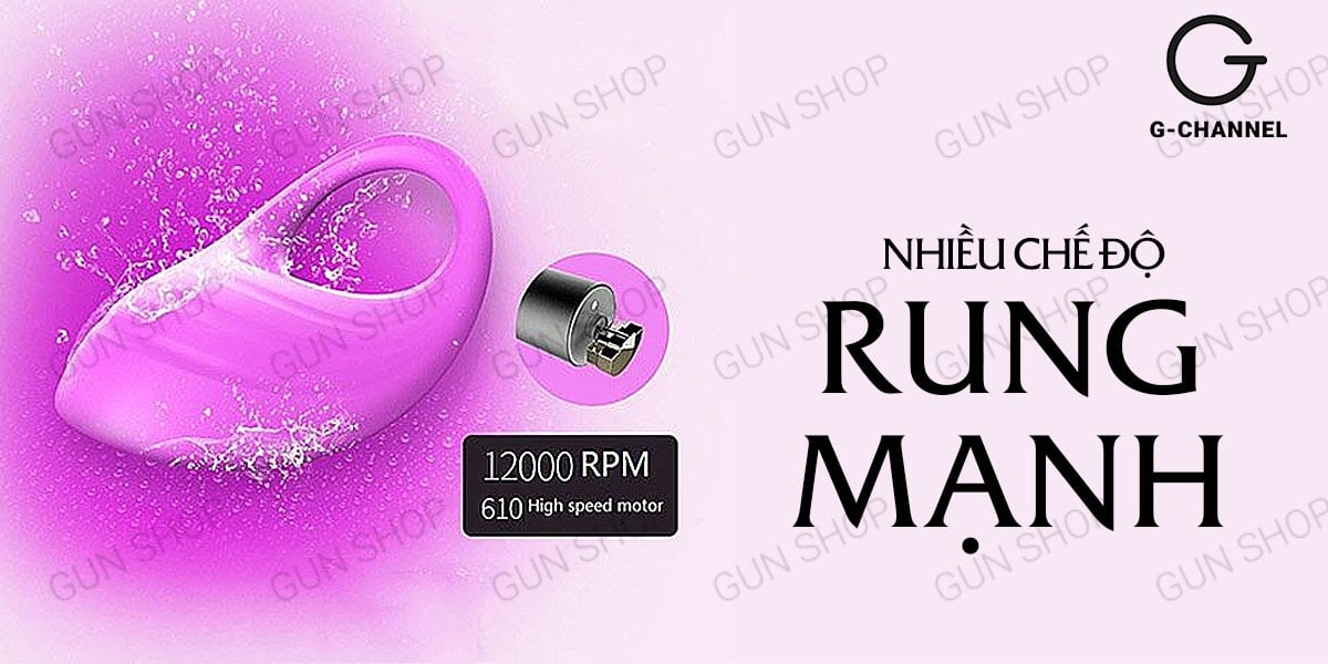 Vòng rung tăng khoái cảm pin Leten Elle đa chế độ rung Vòng rung tăng khoái cảm pin Leten Elle đa chế độ rung