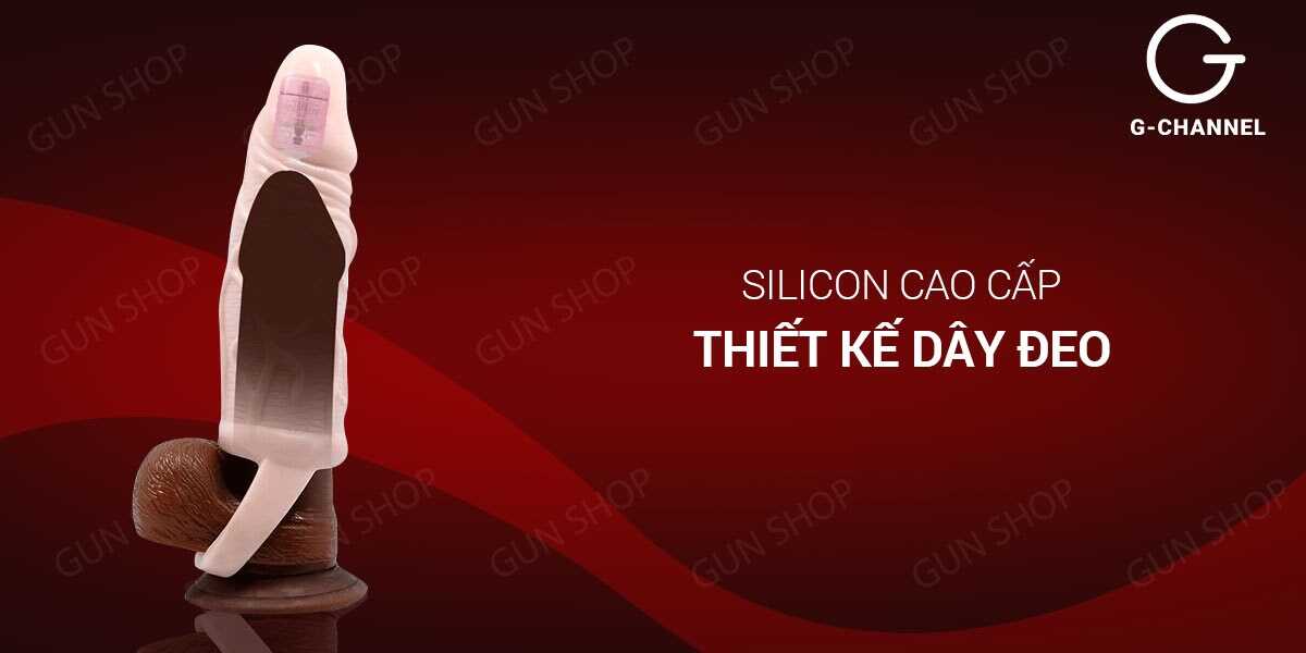 Bao cao su đôn dên Pretty Love dây đeo rung đầu tăng kích thước Bao cao su đôn dên Pretty Love dây đeo rung đầu tăng kích thước