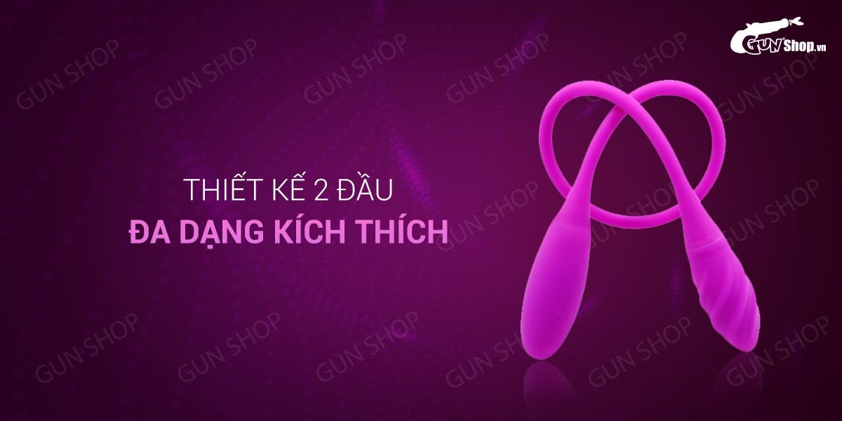 Trứng rung Pretty Love Snaky Vibe 2 đầu 7 chế độ sạc tiện Trứng rung Pretty Love Snaky Vibe 2 đầu 7 chế độ sạc tiện