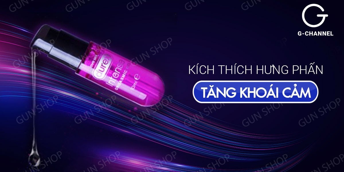 Gel bôi trơn Durex Intense Orgasmic kích thích nữ lên đỉnh Gel bôi trơn Durex Intense Orgasmic kích thích nữ lên đỉnh