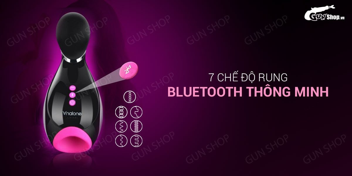 Âm đạo giả tự động rung thụt 7 tần số kết nối bluetooth Âm đạo giả tự động rung thụt 7 tần số kết nối bluetooth