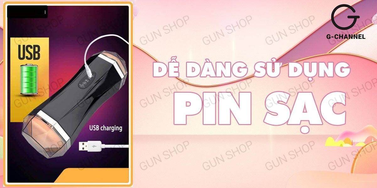 Âm đạo giả 2 đầu đa năng Jiuai sạc điện tiện dụng cho nam Âm đạo giả 2 đầu đa năng Jiuai sạc điện tiện dụng cho nam