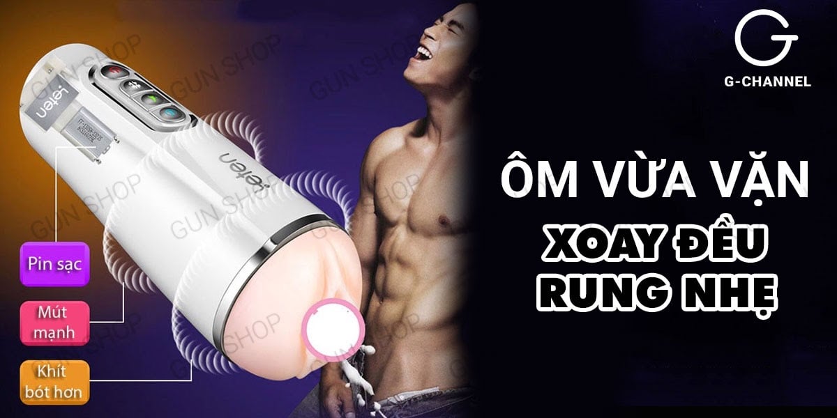 Âm đạo giả Leten Powerful Vagina Cup tự động cao cấp sạc điện Âm đạo giả Leten Powerful Vagina Cup tự động cao cấp sạc điện