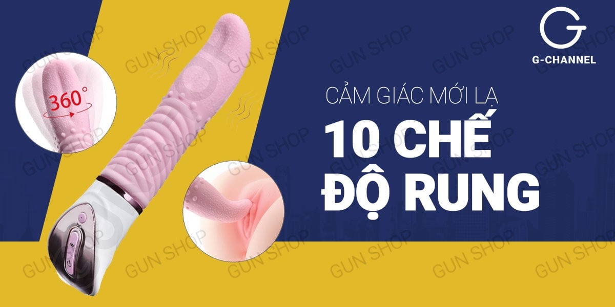 Lưỡi rung 10 chế độ phát nhiệt sạc điện tăng khoái cảm nữ Lưỡi rung 10 chế độ phát nhiệt sạc điện tăng khoái cảm nữ
