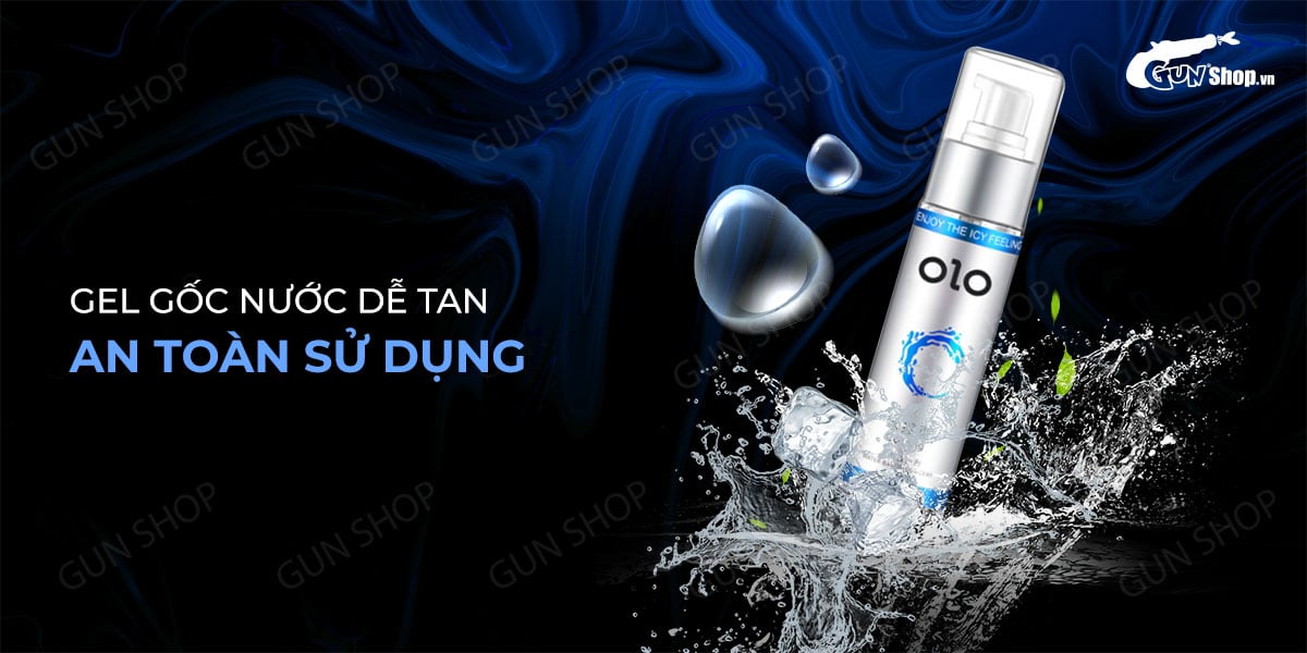 Gel bôi trơn mát lạnh OLO Cooling 60ml mềm mượt tăng khoái cảm Gel bôi trơn mát lạnh OLO Cooling 60ml mềm mượt tăng khoái cảm
