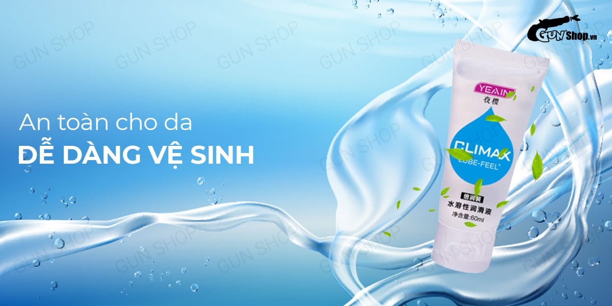 Gel bôi trơn gốc nước Yeain Climax Lube Feel mềm mịn quyến rũ tình yêu Gel bôi trơn gốc nước Yeain Climax Lube Feel mềm mịn quyến rũ tình yêu